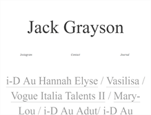 Tablet Screenshot of jack-grayson.com
